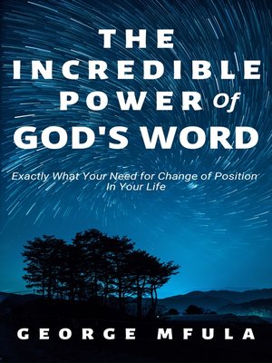 cover image of The Incredible Power of God's Word